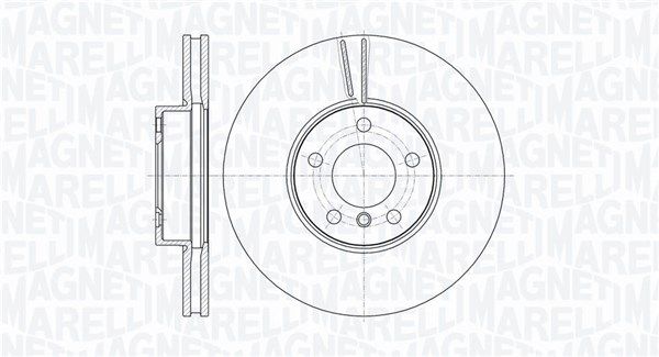 MAGNETI MARELLI Тормозной диск 361302040500